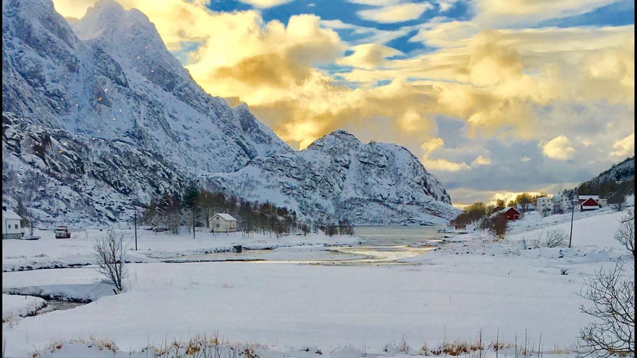Lofoten Fjord Lodge Saupstad  Exteriér fotografie
